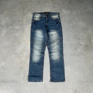 Vintage Akademiks Boys Stretch Moto Jeans Size 16 (27x27)
